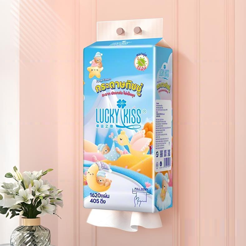 幸运之吻下拉抽纸