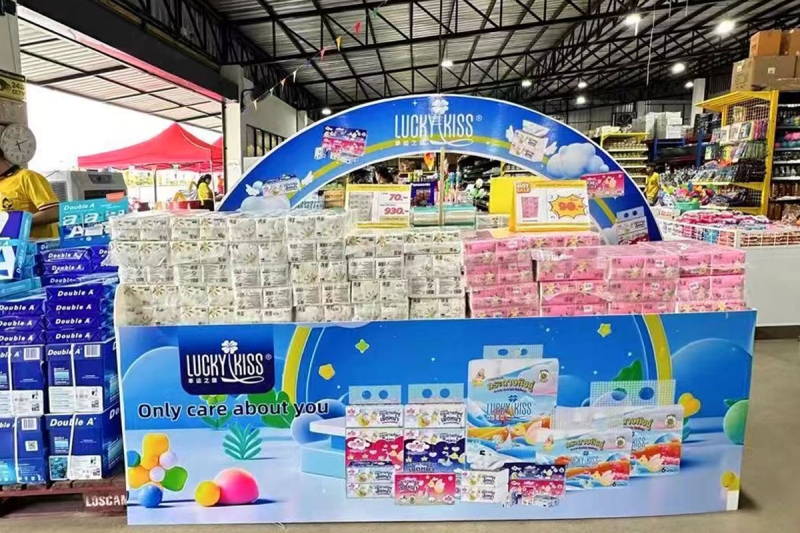 携幸运与温柔而至，拓翔纸业全新品牌LUCKY KISS系列面巾纸正式发布